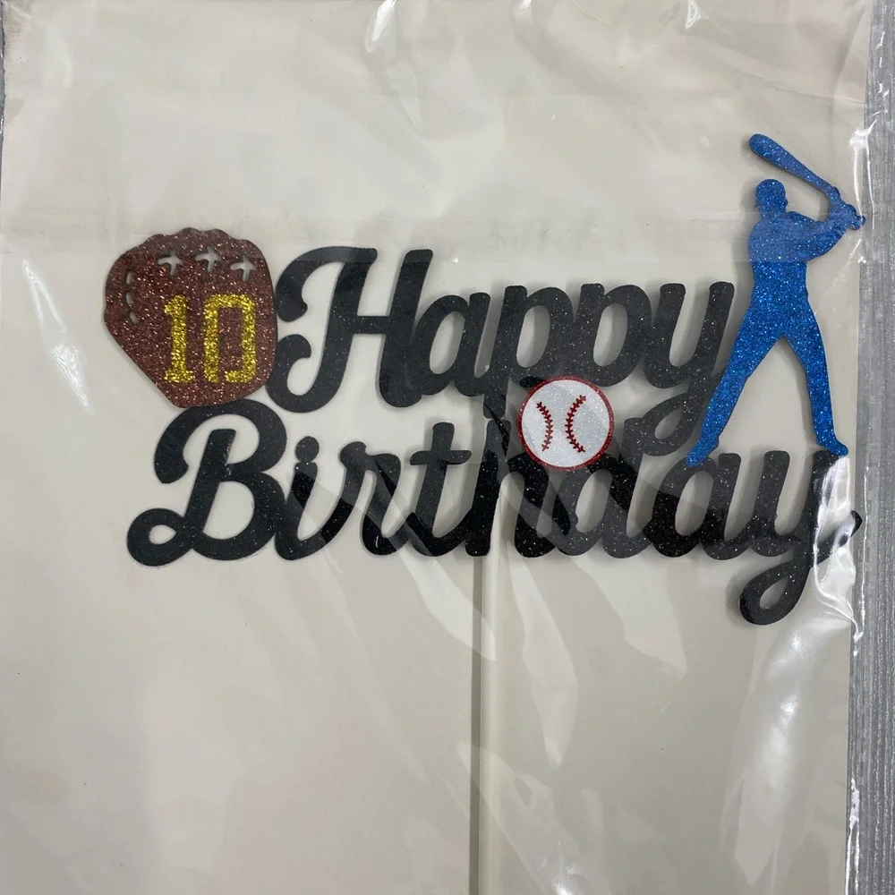 Baseball Cake Topper